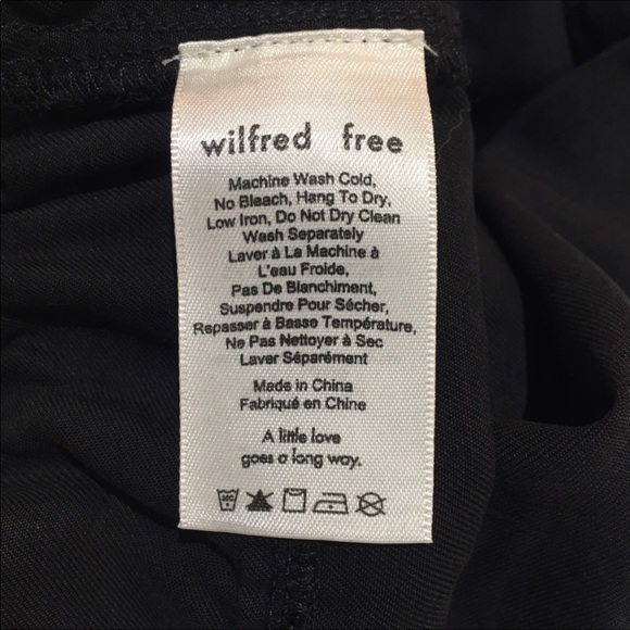 Aritiza Wilfred Cropped Black overalls - Picture 4 of 5